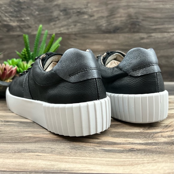 NIB Romika Montreal S 04 Black Leather Platform Low Top Sneaker 39 8-8.5 - Picture 7 of 12